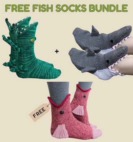 Free Fish Socks Bundle – Croc Socks COM